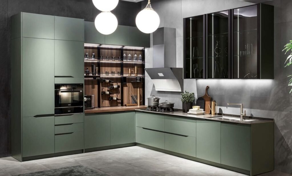 L-shaped Modular Kitchen